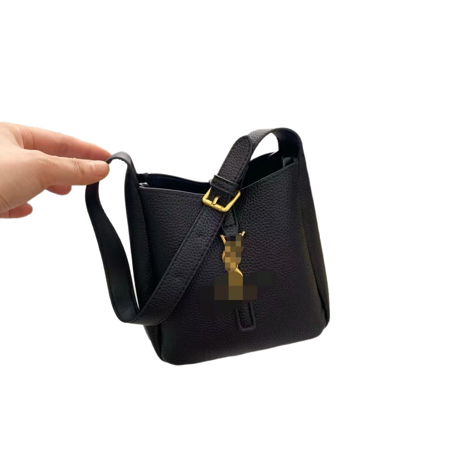 High Quality Leather Designer Fashion Trend Women's Shoulder And Armpit Bag 2025 New Rose Style LE5A7 Bucket Bag