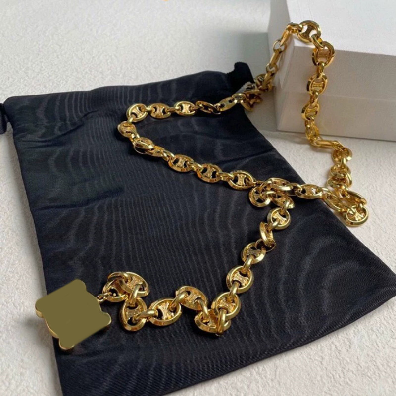 Luxury designer belt waist chain belt women dress plated gold silver metal ceinture luxe waistband decoration men belt pendant stylish faf312