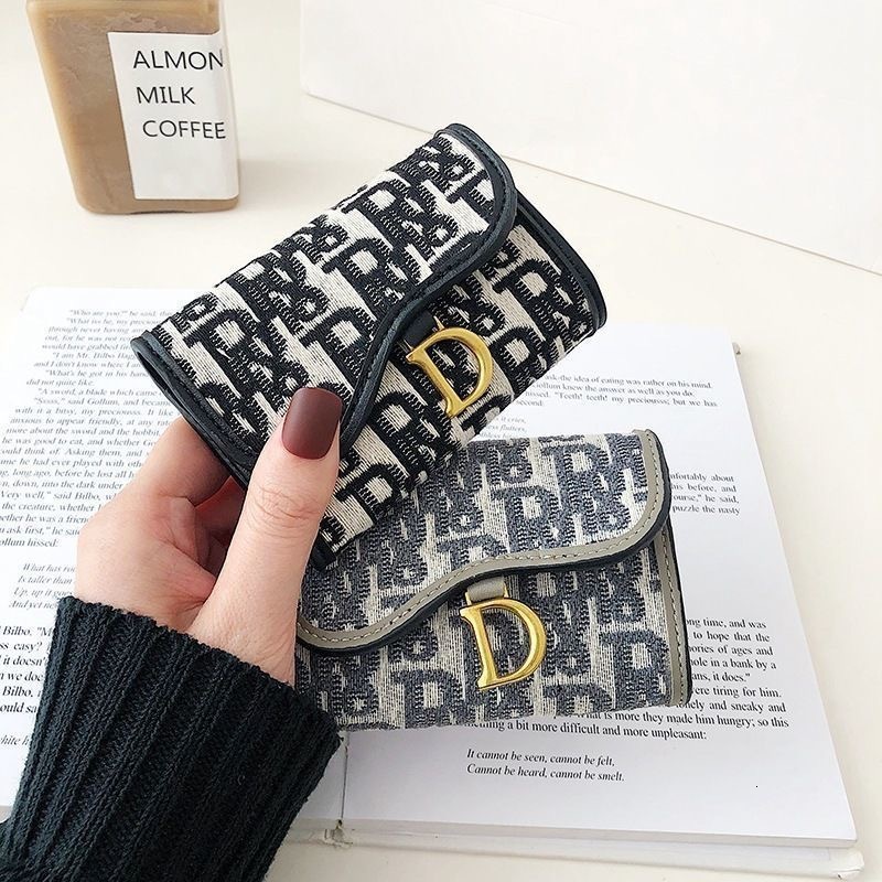 Anti-Theft Magnetic Card Holder Women's Large Capacity Short Wallet Women's Accordion Multi-Card Slot Business Card Holder Ultra-Thin Bank Card