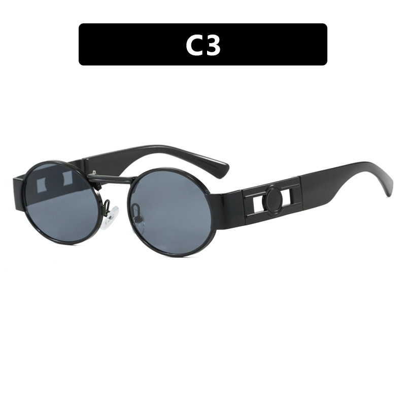 2025 New Arrival Women Retro Oval Small Frame Sunglasses Trendy European American UV Protective Sunnies with Unique Style