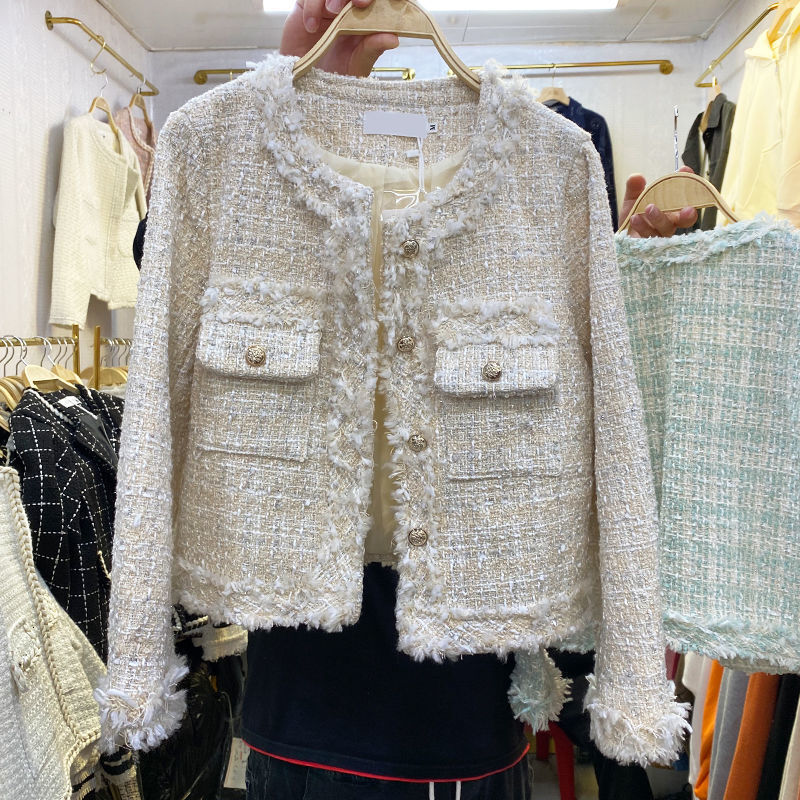 Spring And Autumn New Elegant Luxury Designer Free Shipping Luxury Chanel Style Women's Short Jacket 2025 New European And American Tassel Short 