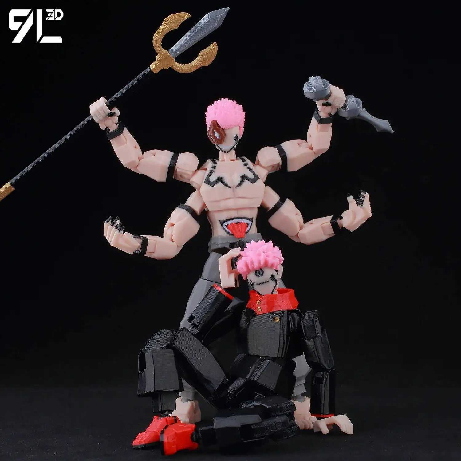 9L3D 13 Gojo Sukuna Jujutsu Fushiguro Toji Gojo Satoru Action Figure Dummy13 T13 Multi-Jointed Collectible Toys Titan13 W250816