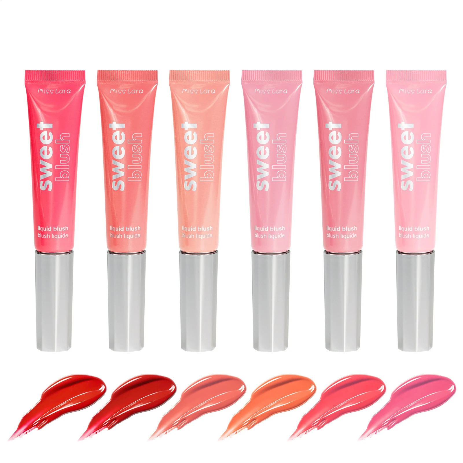 Liquid Blush Velvet Matte Natural Cream Multi-use Cheek Eye Tint Peach Blush Soft Applicator Makeup Monochrome Face Blush Stick 250815