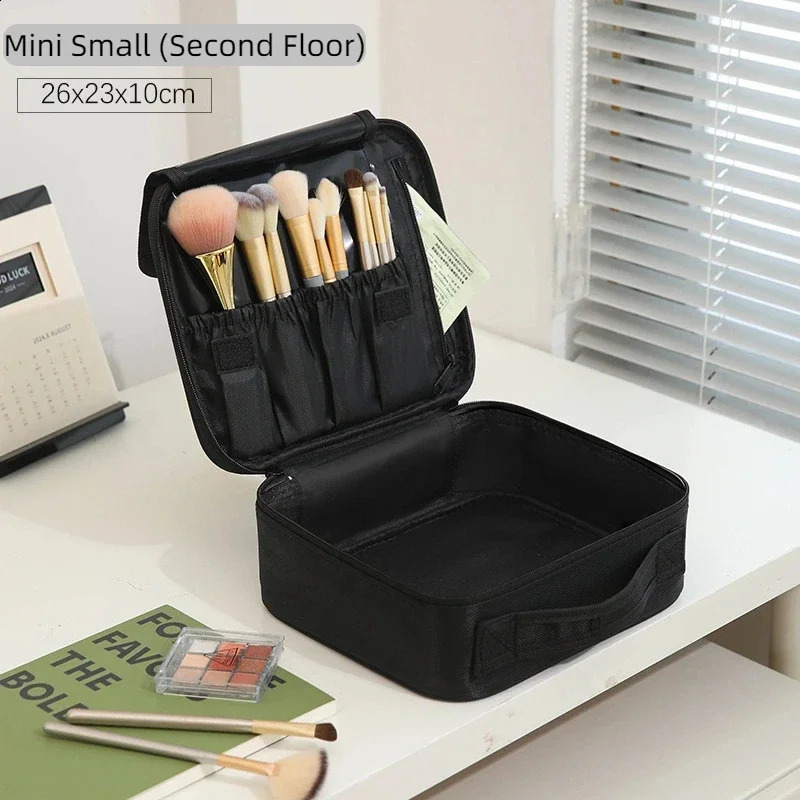 1 Pc Partition professional womens travel large capacity embroidery nail art and makeup artist toolbox cosmetics storage bags 250812 - view 6