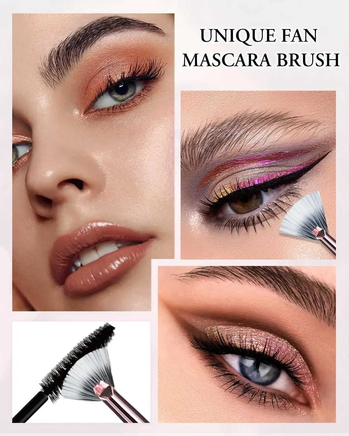 BESTOPE PRO Makeup Brushes with Case 20PCs Travel Makeup Brush Set Foundation Concealer B Eyeshadow Brush Set Contour W250605