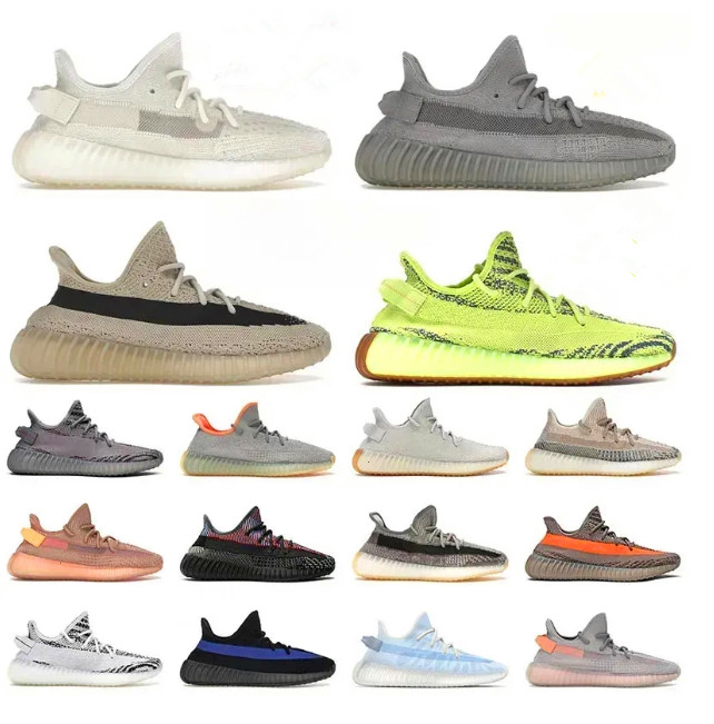 designer yee Men 350S Sneakers Triple mens shoes V2 White Black Cream Dazzling Yecheil Boost Mens Breathable Sneaker Outdoor Sports Casual trainers women ss 5698
