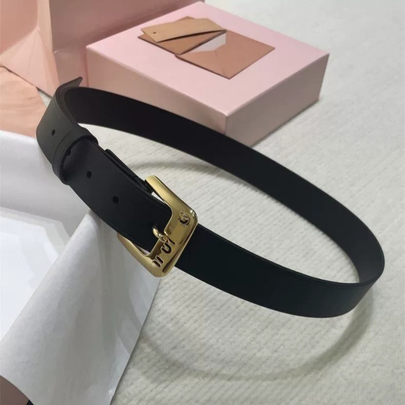 Women designer belt versatile luxury belt man plated gold solid color letter buckle leather belts for woman adjustable sized 105-125cm thin waistband faf310