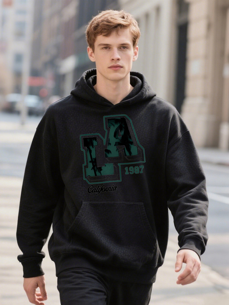 Men S Casual Crew With Print California Hoodie Design Slight Stretch Regular Fit Wear Knit 02e8a 5dd75