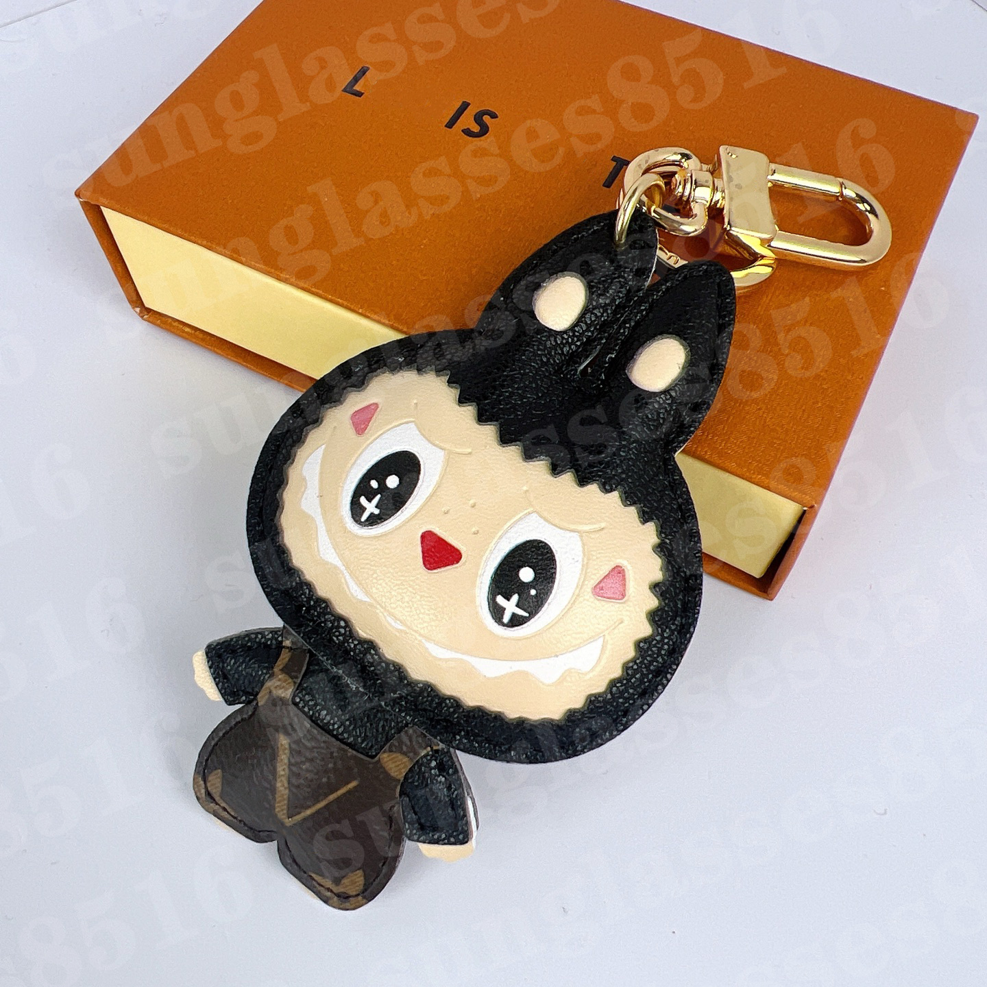 Designer keychain Leather doll bag charm luxury designers Keychain Handmade Leather Keychains Women Bag Pendant Accessories