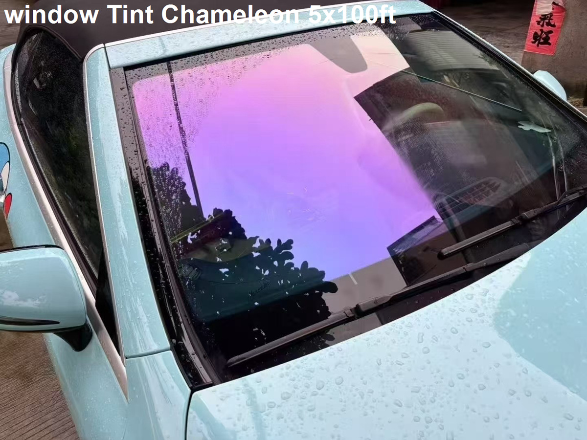 70% vlt Purple Chameleon Window tint film Solar Nano TINTING With High Quality UV Rejection SIZE 5x32ft/ 65ft / 98ft available