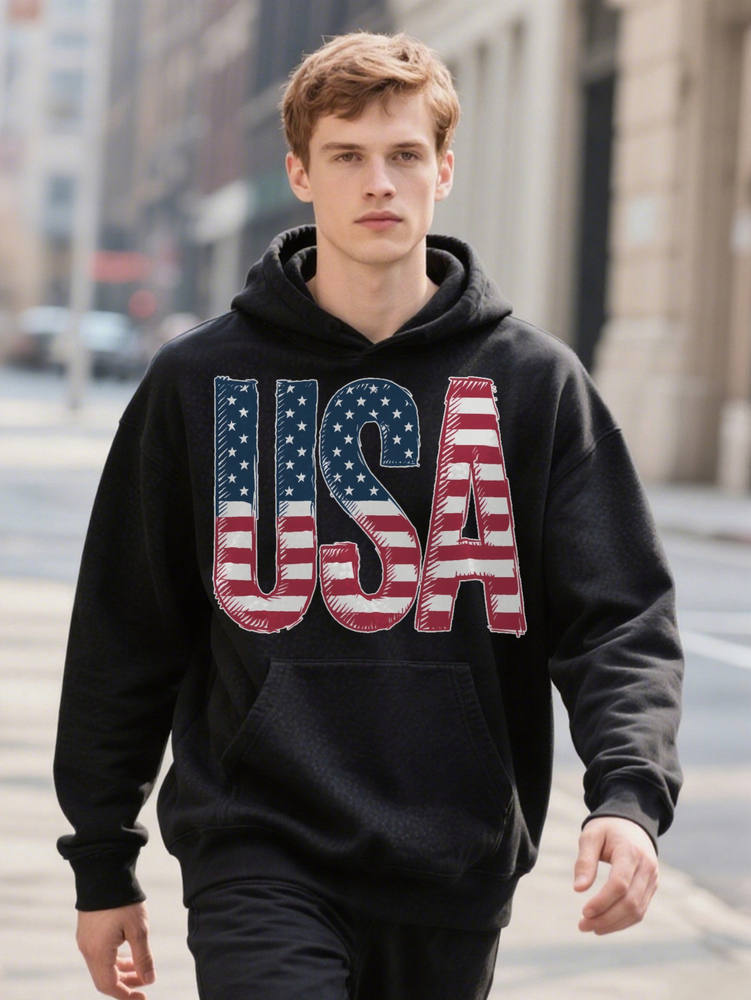 Casual Print Design Men's Hoodie Gift for Men a02de a3dc4