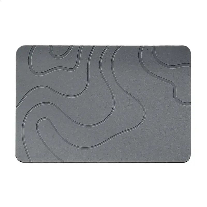 Indoor Diatomite Stone Bath Mat Diatom Mud Soft Mat Water Absorption Quick Drying Diatomite Stone Shower Mat Entryway Rugs 250811