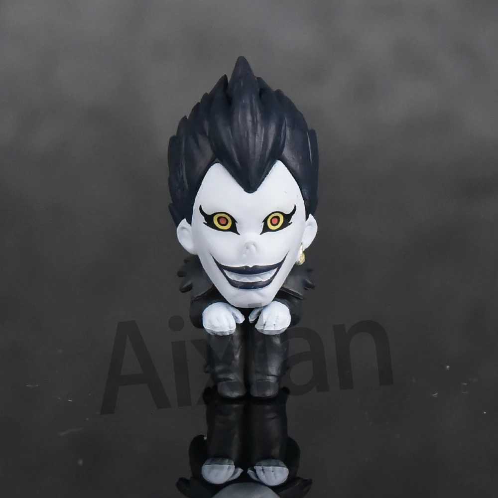 5pcs Set DEATH NOTE Figure Cute Edition Yagami Light 4cm Ryuk/LLliet PVC Action Figure Anime Collectible Figurine W250816