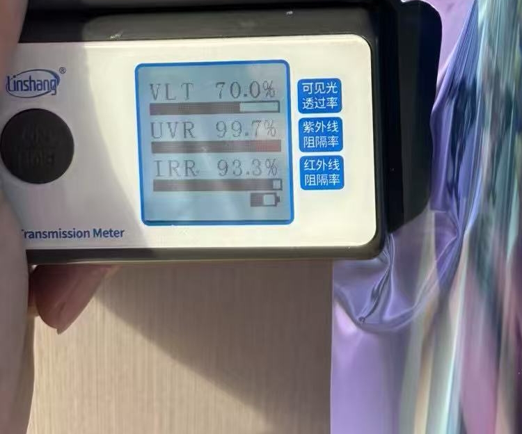 70% vlt Purple Chameleon Window tint film Solar Nano TINTING With High Quality UV Rejection SIZE 5x32ft/ 65ft / 98ft available