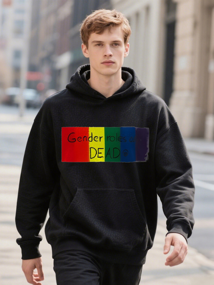 Men S Casual Crew With GAY QUALITY Print Soft Regular Hoodie Fit Essential Perfect Gift For