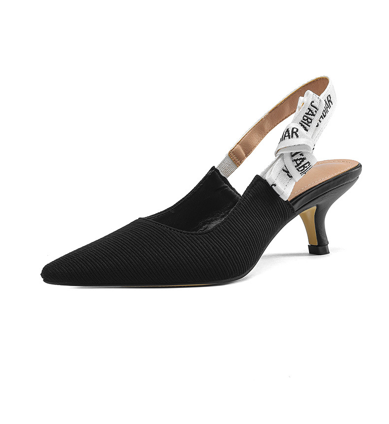 hot Sexy Pointed Toe Sandals Spring Fashion Slingback Shoes 2025 designer Ladies High Heel Slippers Pumps Sandalias party dress shoes