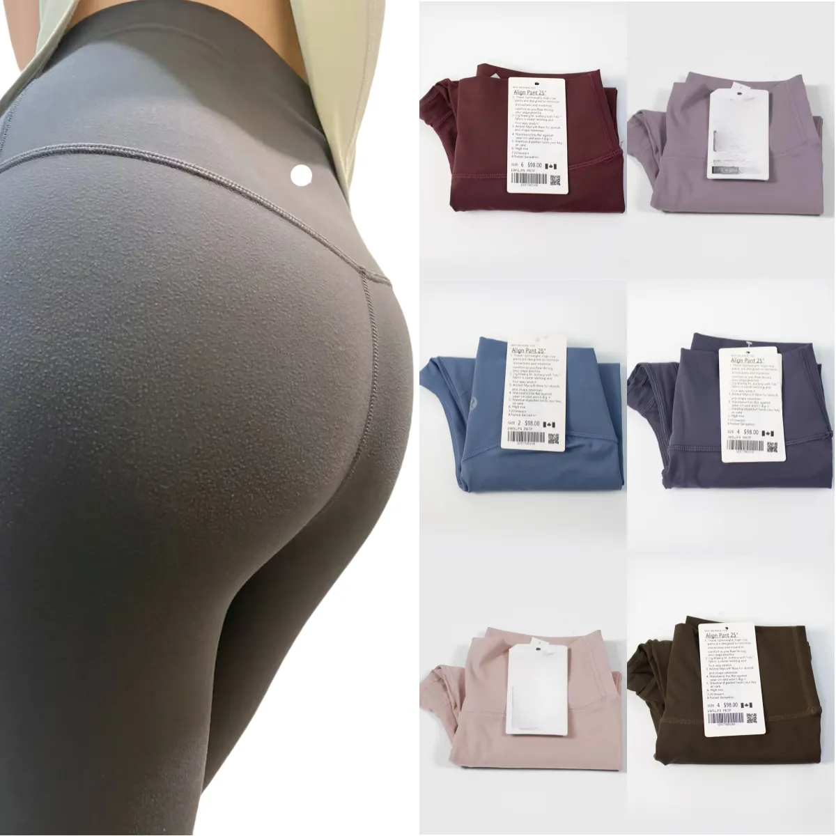 10A USA Warehouse Yoga align leggings Women pants Outfits Lady Sports yoga Fashion Ladies Exercise Fiess Wear Girls Running Ninth Luluity Lemonitys leggings