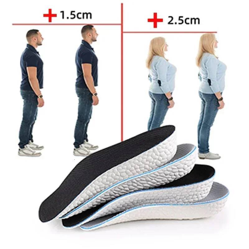 Memory Foam Height Increase for Men Women Shoes Flat Feet Arch Support Orthopedic Insoles Sneakers Heel Lift Shoe Pads ddmythur