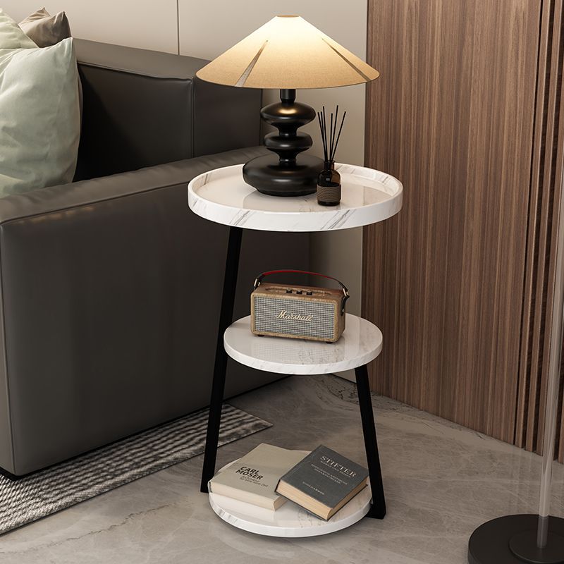 M8162 Coffee table with movable multi-layer creative side table modern simple storage rack