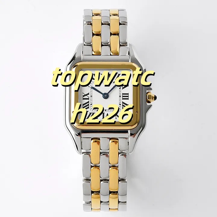 Watch high-quality watch womens watch Elegant watch 22mm square watch classic gold rose gold watch casual quartz movement Roman digital watch smart watch women watch