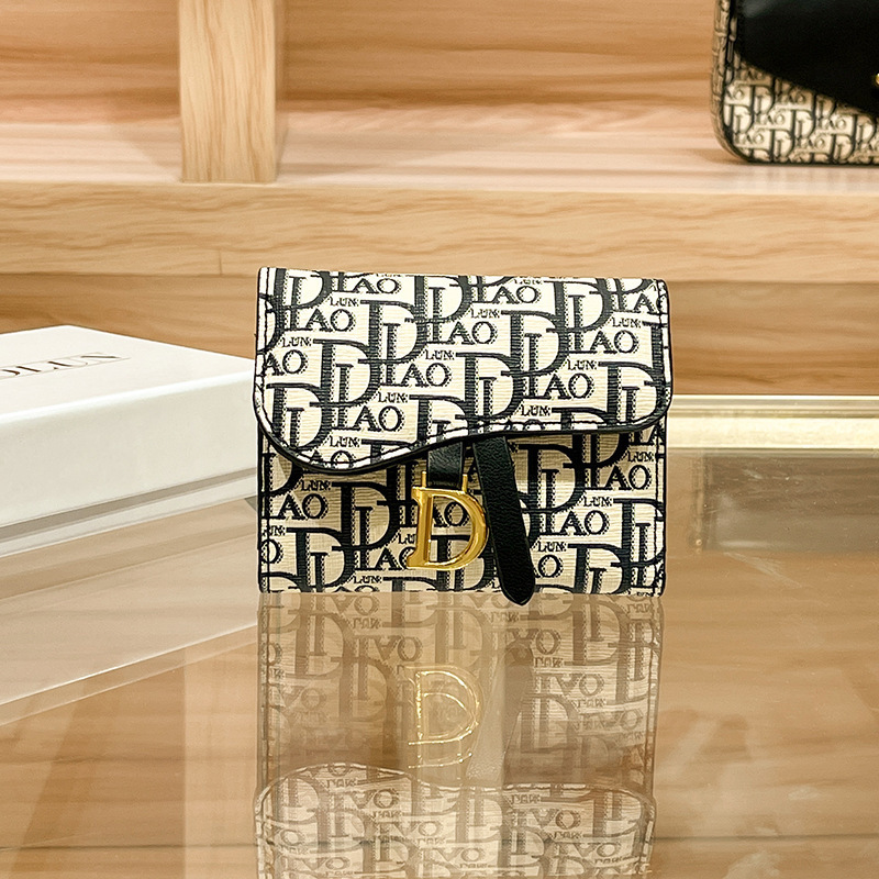Factory Direct Supply Guangzhou Brand Women's Bag 25 New Trend Wallet Clutch Fashion Card Holder Women's Bag D Brand Bag