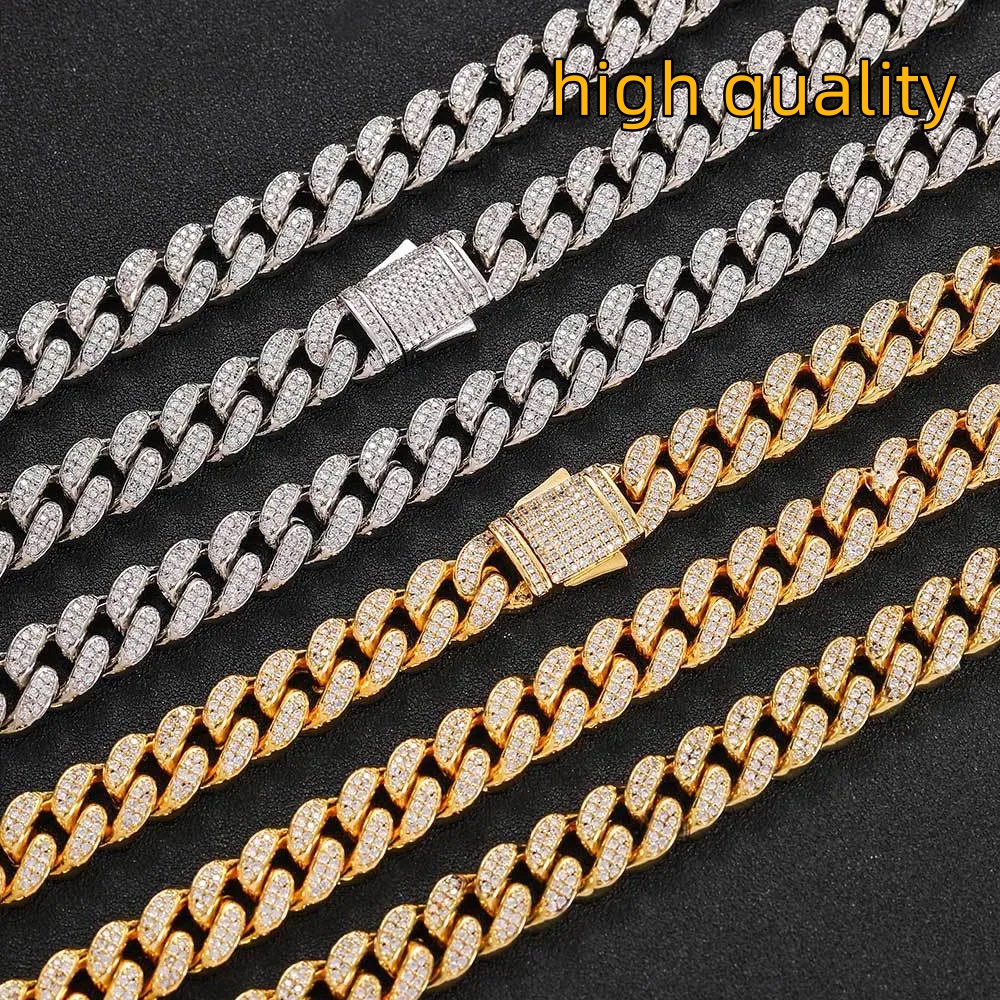 necklace designer necklace moissanite chain luxury jewelry chain moissanite pendant cuban link chain designer necklace for woman designer 0211