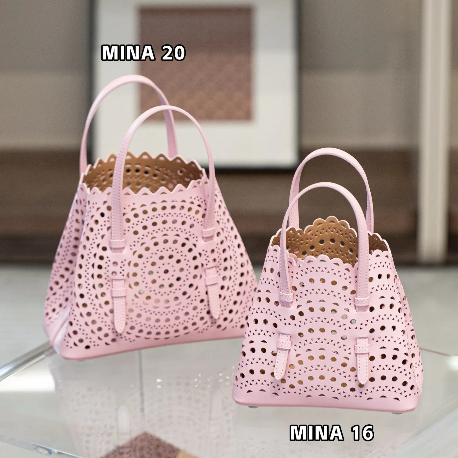 niche leather wavy hollow carved cauliflower basket bag highend fashion oneshoulder crossbody small 250815