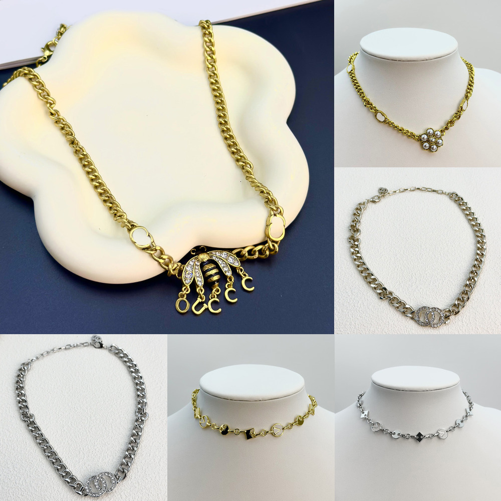 Exquisite Sier Plated Letter Cross Semicircle Geometry High Quality Designer Charm Temperament Womens Necklace Birthday Present