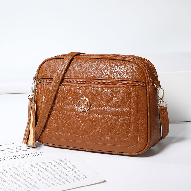 Autumn Winter New Women's Bag Casual Bag Crossbody Bag Women's European And American High-end Leather Bag Luxury Bag Light Luxury Designer P