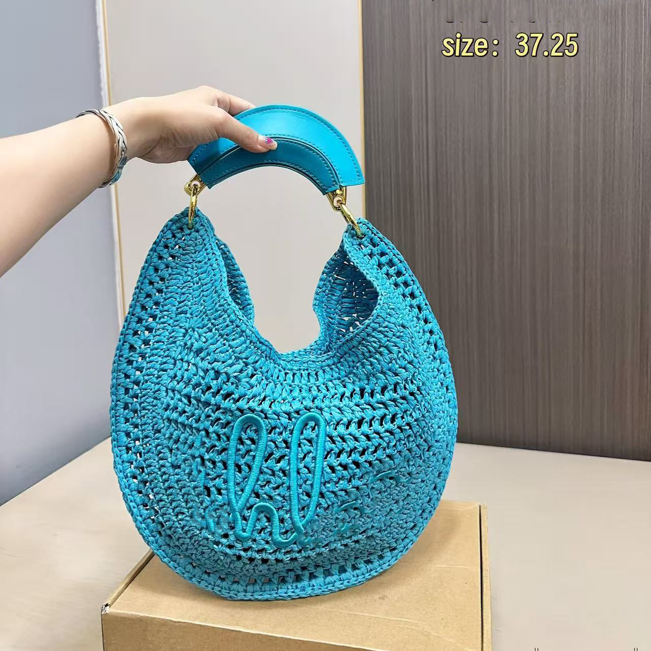 Summer Banana hobo bag Beach Bag Lafiteegrasss Designer Bag Straw Large Capacity Seaside Vacation Bag Woven Bag womens Handbags Luxury Purses