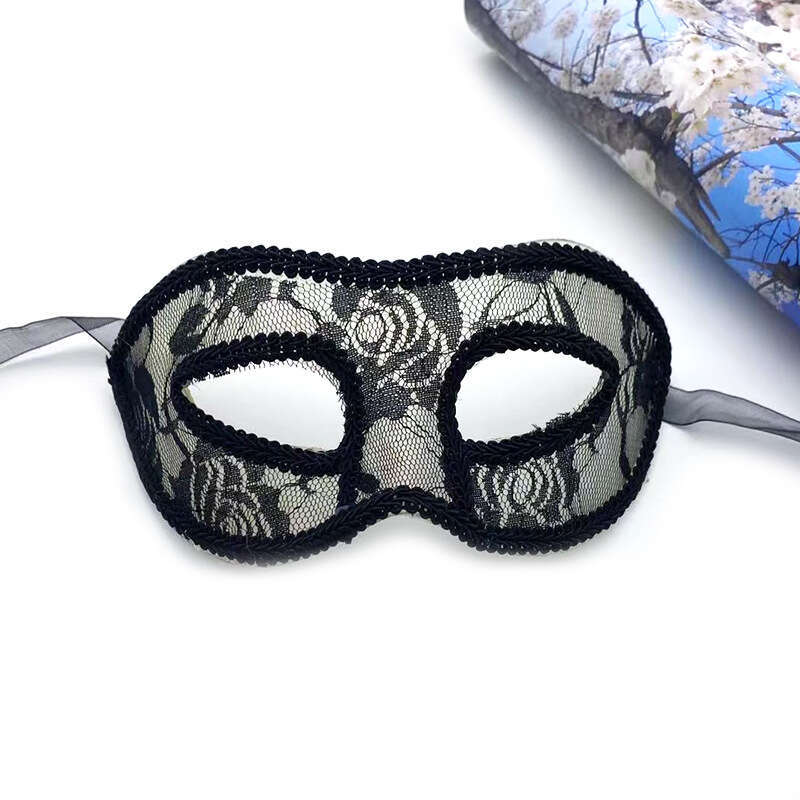 Halloween for Women Party Flat Half Face Masquerade Eye Princess Lace Performance Fake Mask
