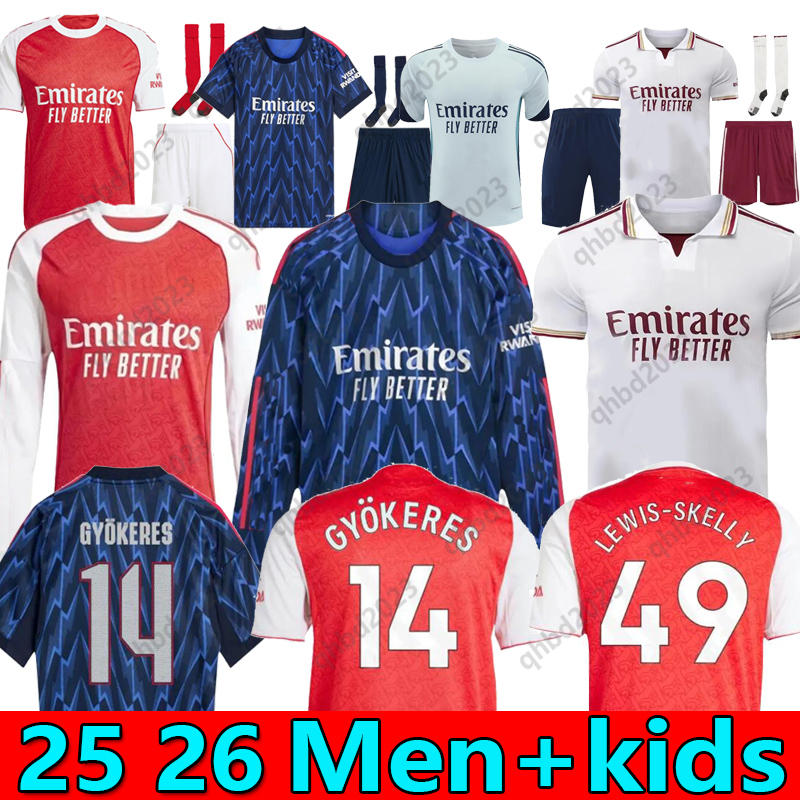 16-4XL Arsen SMITH ROWE RICE soccer jerseys arsenalfootball kits Gyokeres Zubimendi 25 26 MARTINELLI G. JESUS 2025 SAKA HAVERTZ TROSSARD football shirt ODEGAARD Kids