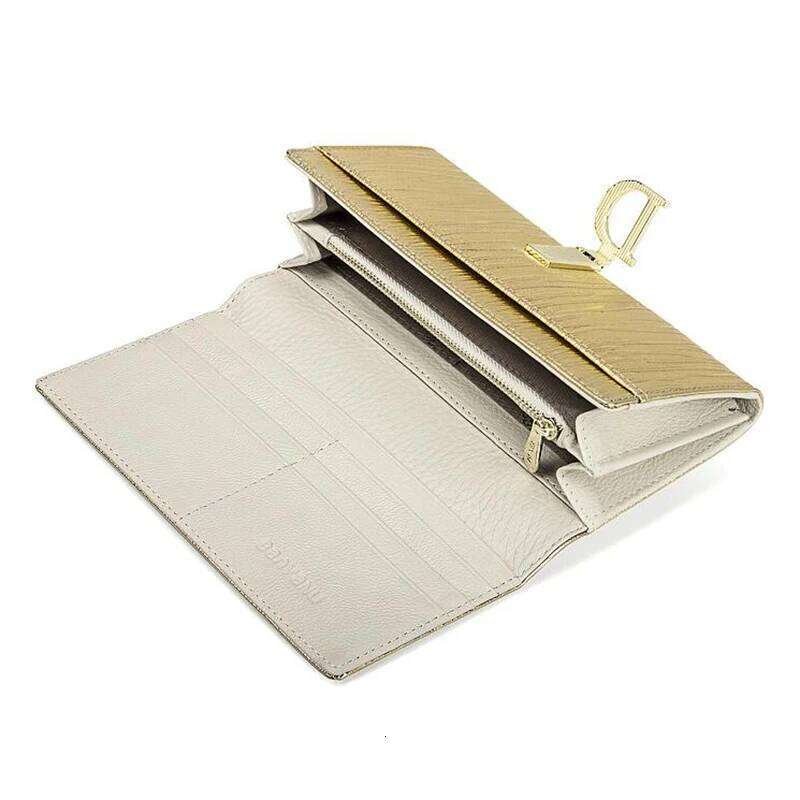 Designer Luxury Elegant Women Long Wallet Anti RFID Lady Clutch Bag Cow Genuine Leather Coin Purse For Gifts Party Travel