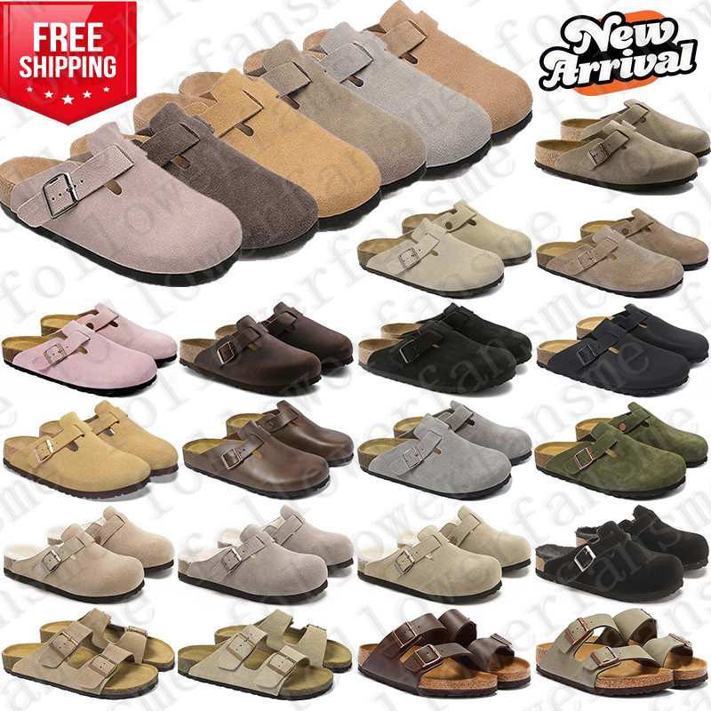 Designer sandals clogs heels clog slippers slides shoes for mens famous womens Boston sandal Arizona Flip Flops discount