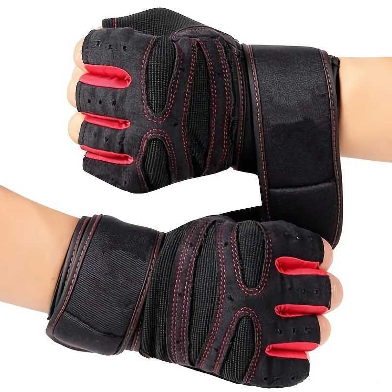 Gym Gloves for Men Women Fitness Weight Lifting Wristband Gloves Body Building Training Sports Exercise Cycling Glove Shockof Y250815