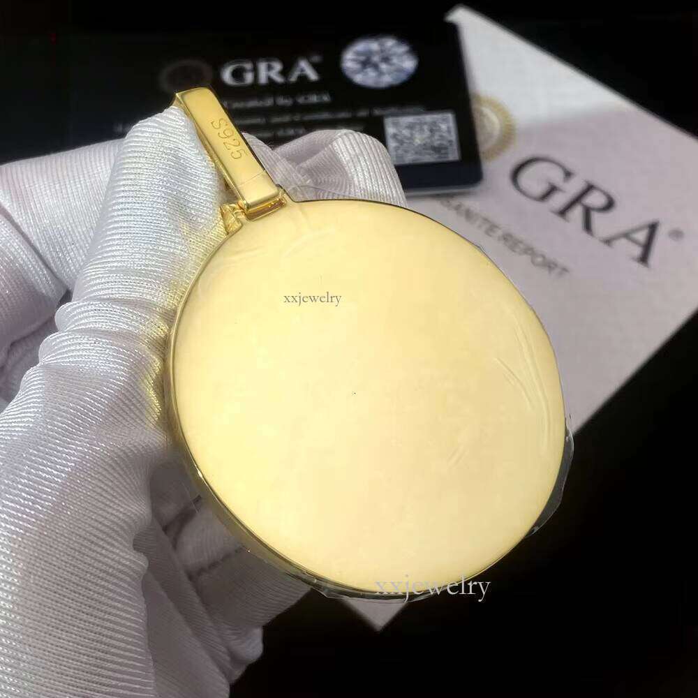 Icy Letter S 10K 14K Silicone Stone VVS Pendant Chain Hip Hop Boutique Jewelry