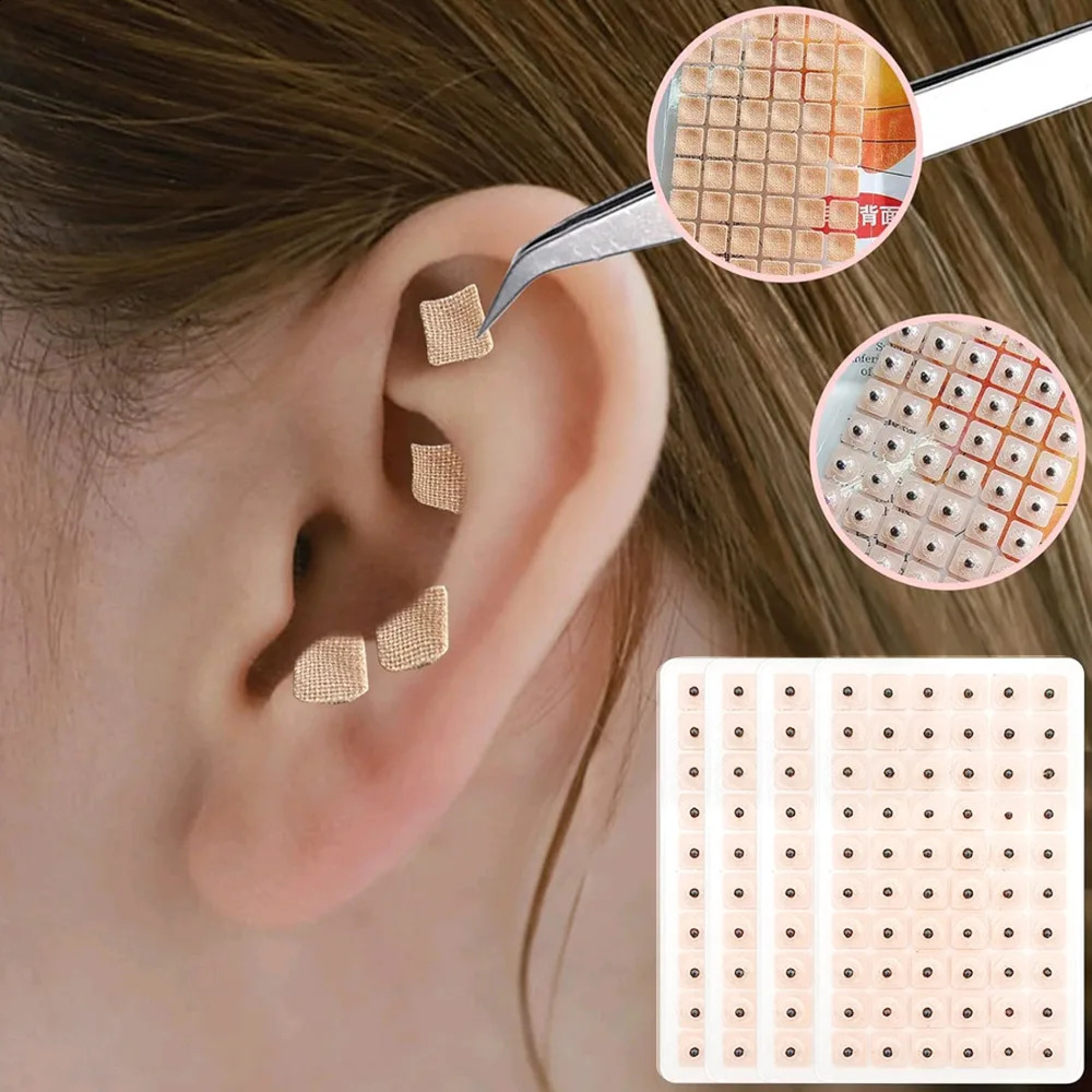 3000/6000pcs Ear Massage Relaxation Ears Stickers Acupuncture Needle Ear Vaccaria Seeds Auricular Points Paster Press Seeds 250814