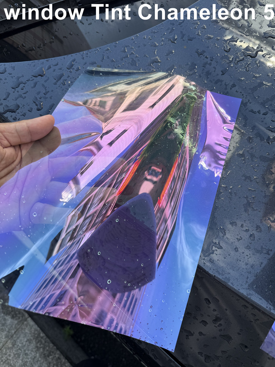 70% vlt Purple Chameleon Window tint film Solar Nano TINTING With High Quality UV Rejection SIZE 5x32ft/ 65ft / 98ft available