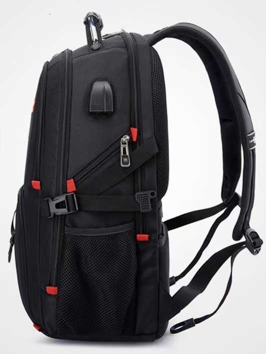 Waterproof Mens Backpack 15.6/17 Inch Laptop Backpacks School Travel Bags Swiss-style Large Capacity Business Bagpack Mochila S250715