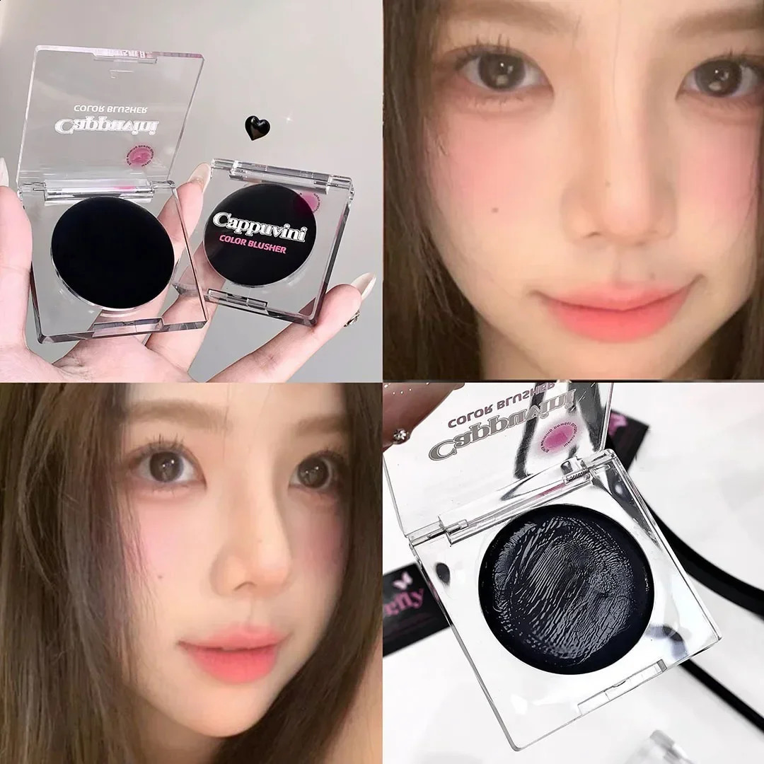 Black Liquid Color Changing Blush Lip Eye Cheek Tint Crystal Moisturizing Rose Pink Blusher Transparent Chang Gel Rouge Cream 250815