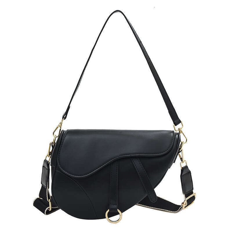 High-Quality Texture for Women 2025 New Fashion Single Shoulder Crossbody Saddle Trendy Simple Internet Celebrity Women's Bag