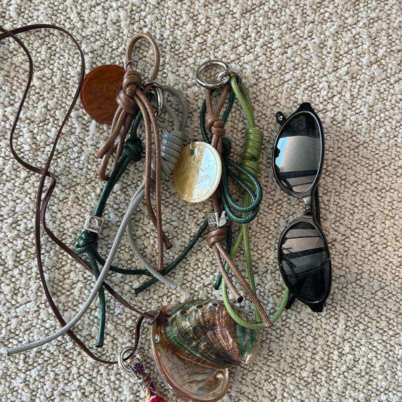 Woven rope pendant String Bag Charm Exquisite Pendant Woman All-match Cute Backpack Pendant Bags Accessories Handbag 250606