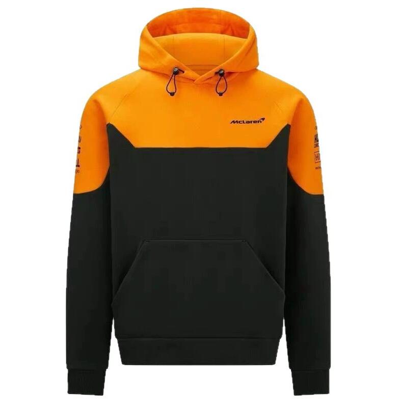 Men's mclaren f1 clothing long sve warm mens sportswear sudadera motocycle designer jackets zip up hoodie zipper full half quarter sportlcothing