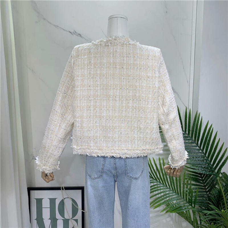 Spring And Autumn New Elegant Luxury Designer Free Shipping Luxury Chanel Style Women's Short Jacket 2025 New European And American Tassel Short 