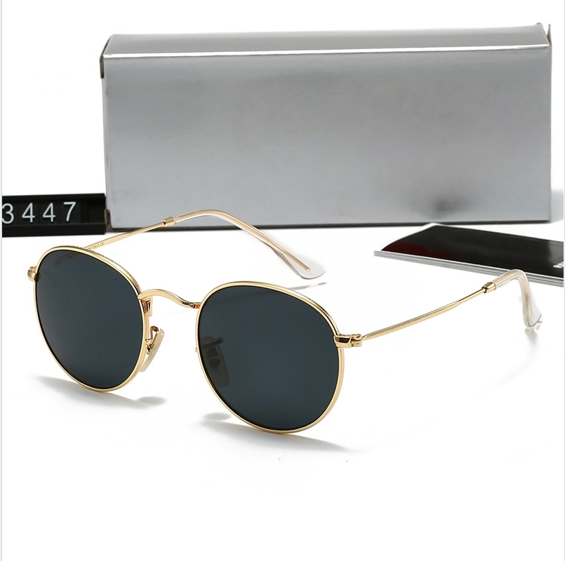 New designer metal sunglasses Rimless men's and women's sunglasses Leopard head imitation wood grain mirror leg glasses Classic square casual rectangular goggles AA