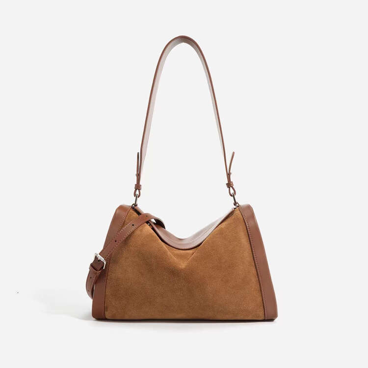 New Matte Leather Pillow 2025 Simple Large Capacity Commuter Versatile Boston Single Shoulder Crossbody Bag
