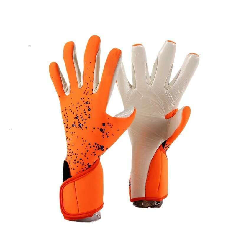 Latex Football Goalkeeper Gloves Wrist Strap Adults Anti-Slip High Quality Soccer Strong Grip Match Training Goalie New in 2025