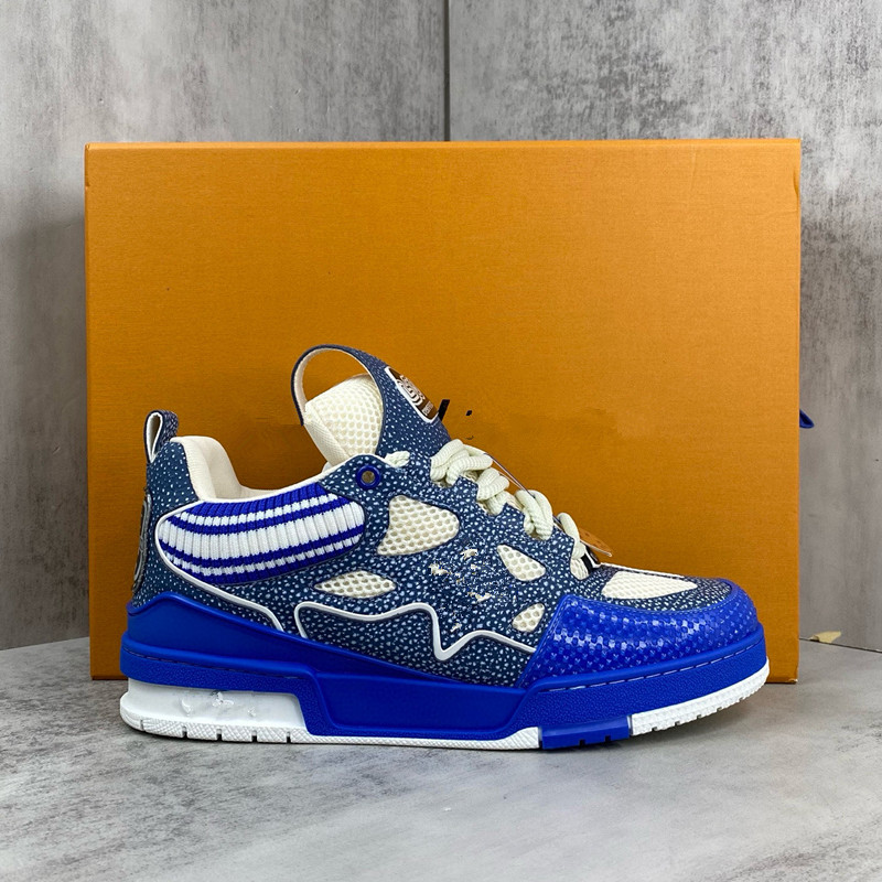 2025 Designer Luxury brand sneakers casual shoes vintage leather trainer thick sole with color comfortable men's and women's sneakers match fashion sneakers 0813