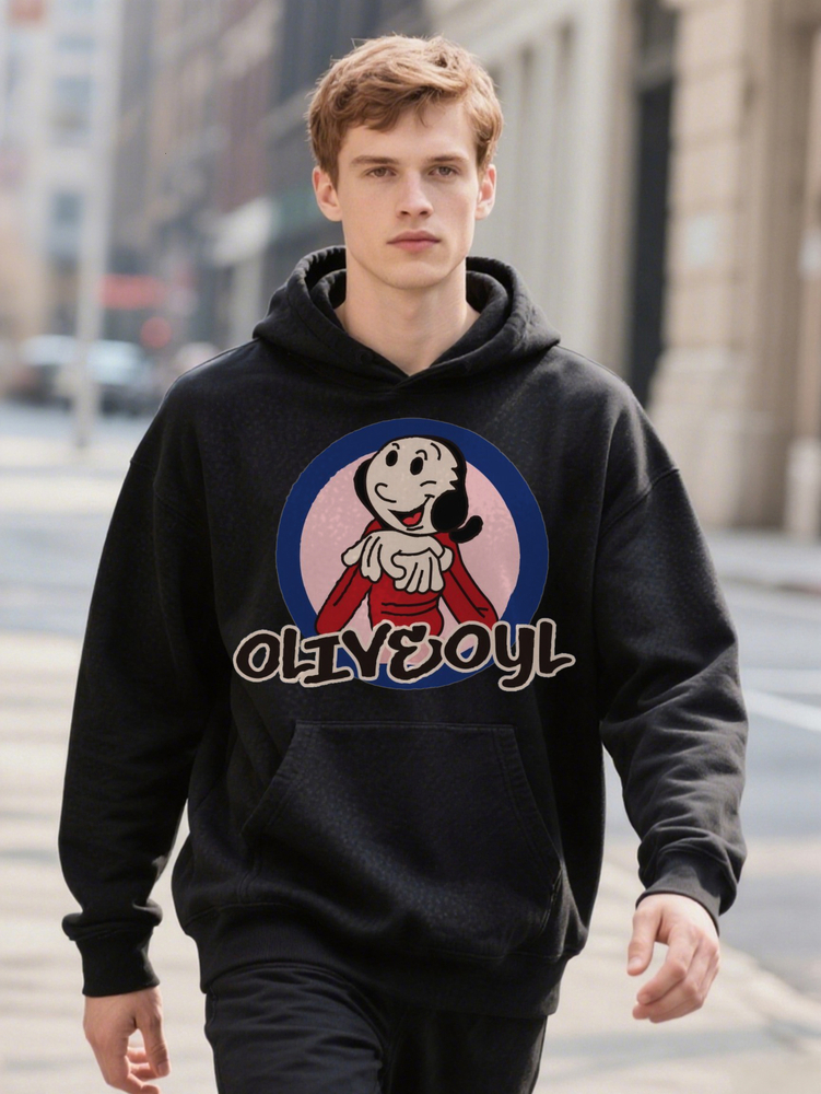 S Casual Featuring Popeye Print a Hoodie Great Gift for Men