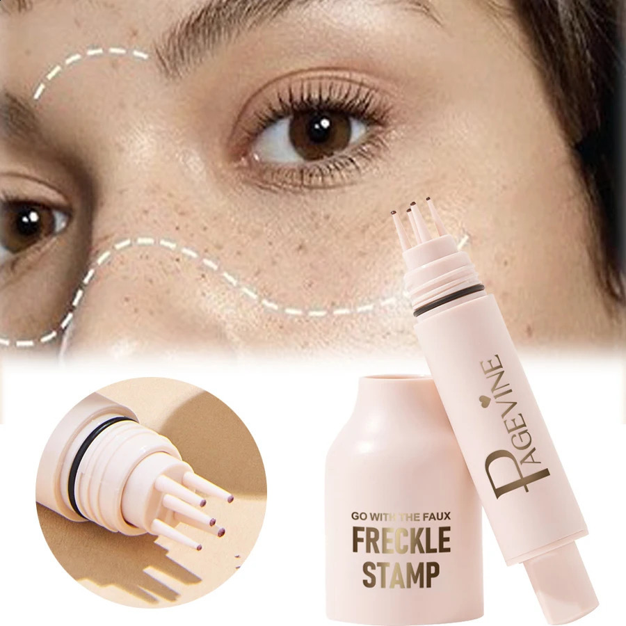 Five-point Freckle Stamp Pen Natural Simulation Instant Freckle Liquid Fake Dot Spot Comb Seal Waterproof Quick Dry Makeup Tool 250815